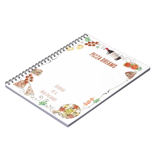 Notes from a Pizza Dream Notitieboek (Linkerzijde)