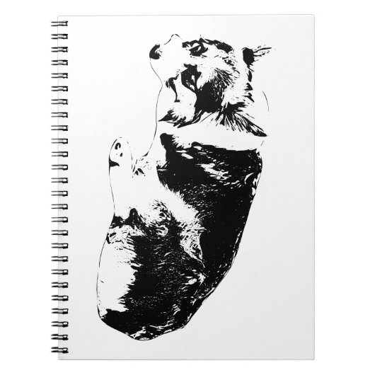 Notes Inkt, Stille Gids Notitieboek (Voorkant)
