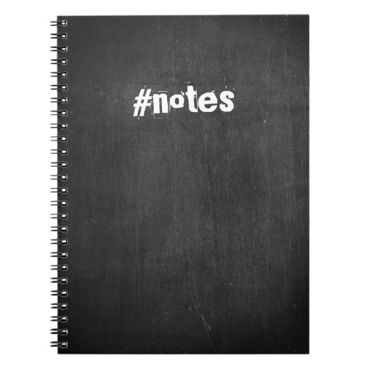 #notes-laptop met Chalkboard Notitieboek (Voorkant)