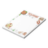 Notes on Pizza Dreams Notitieblok (Linkerzijde)