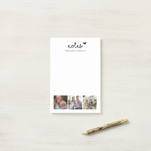 Notes Photo Collage Family  (Op bureau)