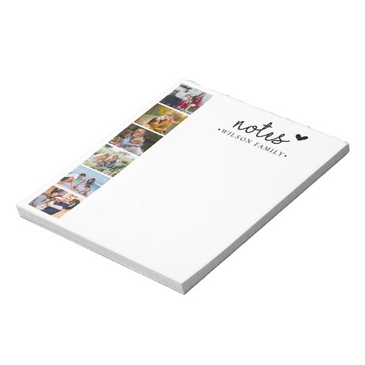 Notes Photo Collage Family Notitieblok (Linkerzijde)