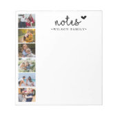 Notes Photo Collage Family Notitieblok (Voorkant)