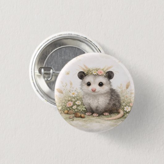 Notes Ronde Button 3,2 Cm (Voorkant /achterkant)