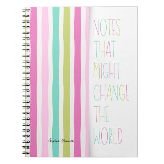 Notes That Might Change the World – Colorful Strip Notitieboek