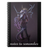 Notes to remember, anime, Dragon, Lightning  Notitieboek (Voorkant)