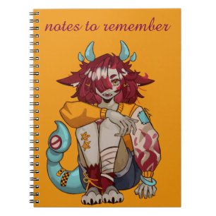Notes to remember, anime, monster girl notitieboek