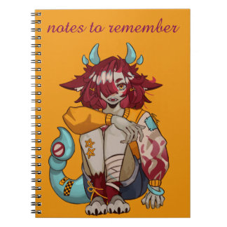 Notes to remember, anime, monster girl notitieboek