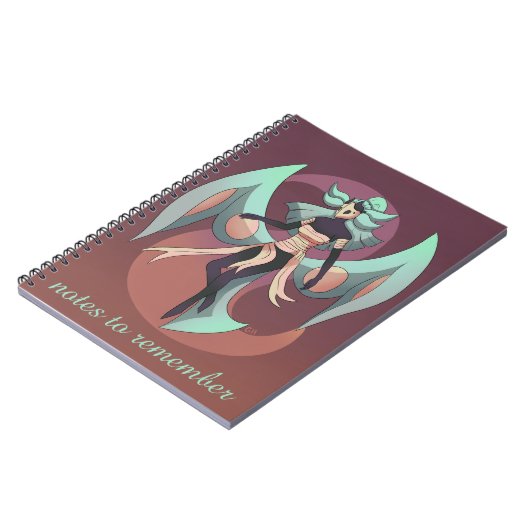 Notes to remember, anime, moth women notitieboek (Linkerzijde)