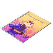 Notes to remember, anime, strong girl notitieboek (Linkerzijde)