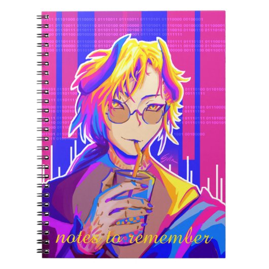 Notes to remember, anime, summer notitieboek (Voorkant)