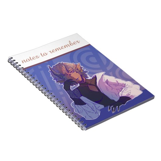 Notes to remember, anime, thinker notitieboek (Rechterzijde)