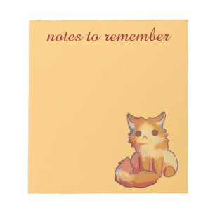 Notes to remember, Cat, kitten, poes Notitieblok