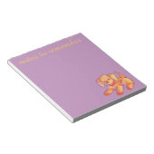 Notes to remember, golden retriever puppy notitieblok (Schuin)