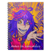 Notes to remember, happy Anime Notitieboek (Voorkant)