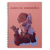 Notes to remember, vos, Fox Notitieboek (Voorkant)