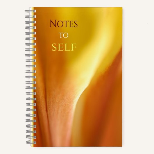 "Notes to Self" spiral Notitieboek (Voorkant)