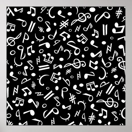 notes_wb poster (Voorkant)