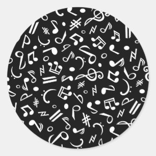 notes_wb ronde sticker