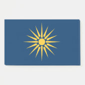 Notes with flag of Macedonia, Greece (Voorkant)
