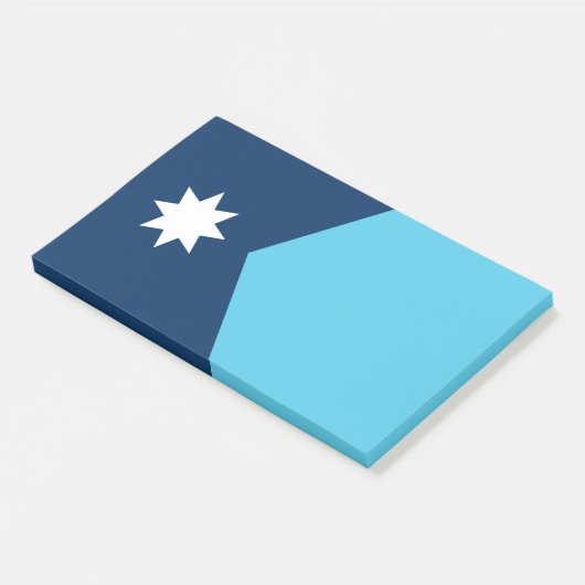 Notes with flag of Minnesota, USA (Schuin)