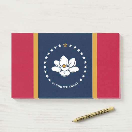 Notes with flag of Mississippi State, USA (Op bureau)