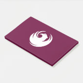 Notes with flag of Phoenix, Arizona, USA (Schuin)