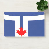 Notes with flag of Toronto, Canada (Kantoor)
