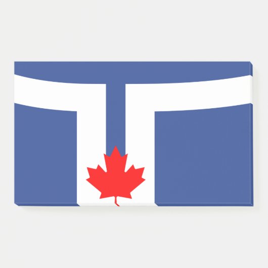 Notes with flag of Toronto, Canada (Voorkant)