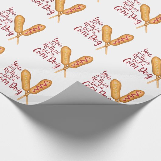 Nothin but Corn Dog Cadeaupapier (Hoek)