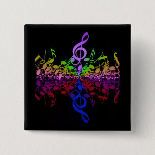 Nothin' but Treble-Rainbow Button