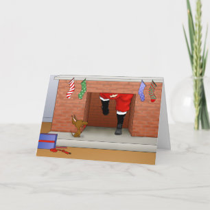 Nothin' Butt a Chihuahua Kerstmis Feestdagen Kaart