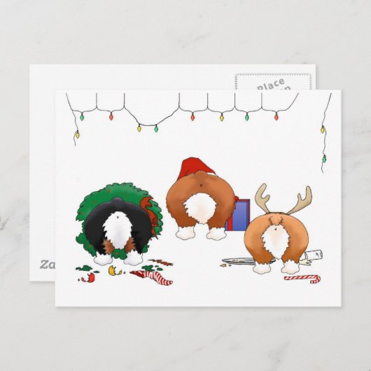 Nothin' Butt A Corgi Kerstmis Feestdagenkaart (Voorkant / Achterkant)