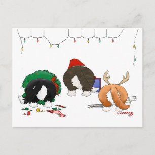 Nothin' Butt A Corgi Kerstmis Feestdagenkaart