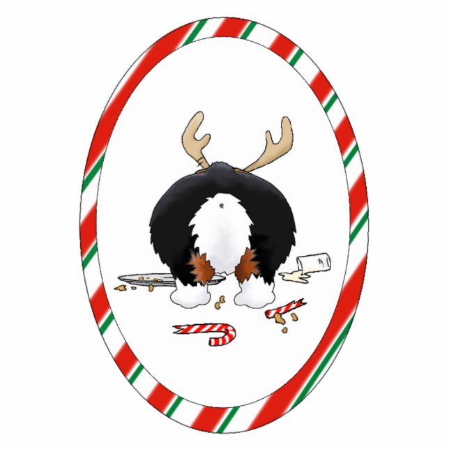 Nothin' Butt A Corgi Kerstversier Fotobeeldje Ornament (Voorkant)