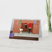 Nothin' Butt a Frenchie Kerstmis Feestdagen Kaart (Voorkant)