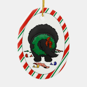 Nothin' Butt a Newfie-kerstversiering Keramisch Ornament