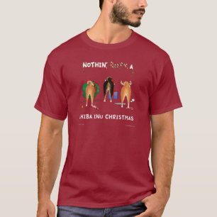 Nothin' Butt a Shiba in u kerst T-shirt