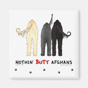 Nothin' Butt Afghanans Magnet
