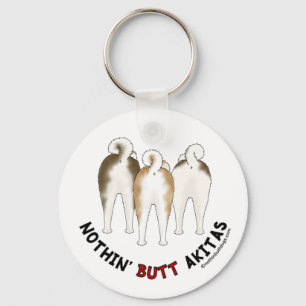 Nothin' Butt Akitas Sleutelhanger