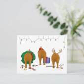 Nothin' Butt An Irish Terrier Christmas Feestdagenkaart (Staand voorkant)