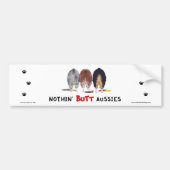 Nothin' Butt Aussies Bumpersticker (Voorkant)