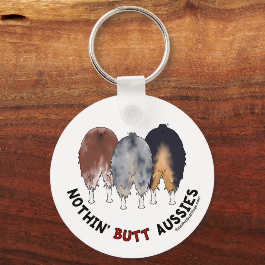Nothin' Butt Aussies Sleutelhanger (Voorkant)