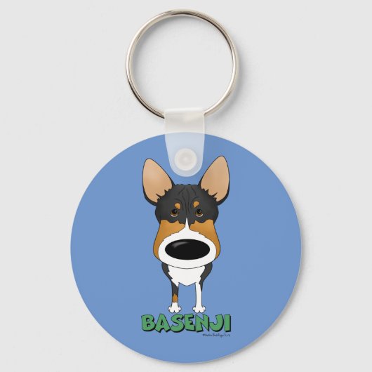 Nothin' Butt Basenjis Sleutelhanger (Voorkant)