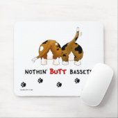 Nothin' Butt Bassets Muismat (Met muis)