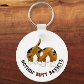 Nothin' Butt Bassets Sleutelhanger (Voorkant)