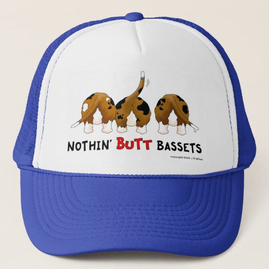 Nothin' Butt Bassets Trucker Pet (Voorkant)