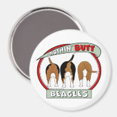 Nothin' Butt Beagles Magnet (Voorkant / Achterkant)