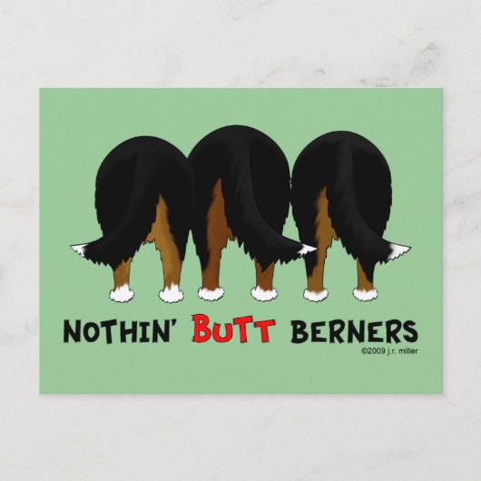 Nothin' Butt Berners Briefkaart (Voorkant)