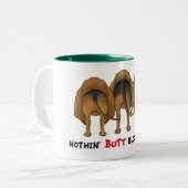 Nothin' Butt Bloodhounds Tweekleurige Koffiemok (Voorkant links)